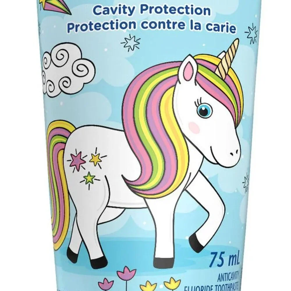 Colgate Unicorn Brushtastic Gift Pack. Electric Toothbrush & Toothpaste NIB